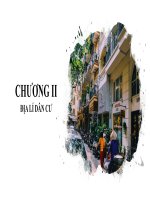 Chương 2 địa lí dân cư
