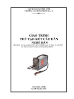 Giáo trình chế tạo kết cấu hàn (nghề hàn)