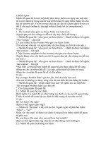 Buổi 6  hiện tai đơn, tiếp diễn