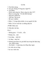 Gò me lớp 7 THCS Dành cho các bạn tham khảo