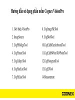 Tài liệu hướng dẫn sử dụng phần mềm Cognex VisionPro