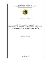 Nghiên cứu đặc điểm trượt đất đá trên đường Hồ Chí Minh đoạn ĐaKrông – Thạnh Mỹ và luận chứng giải pháp xử lý thích hợp