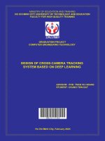 Design of cross camera tracking system based on deep learning