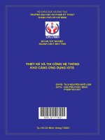 Thiết kế và thi công hệ thống kho cảng ứng dụng iots