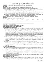 Chuyên đề 1 lòng yêu nước