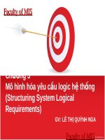 Bài giảng hệ thống thông tin chương 5   gv  lê thị quỳnh nga