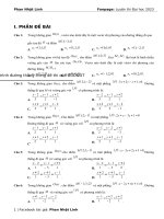 Dạng 11  phương trình đường thẳng trong đề thi của bgd đt