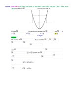 Chương 2   hàm số bậc nhất và bậc hai   mức độ 4