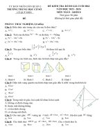 Ôn tập toán lớp 8 9