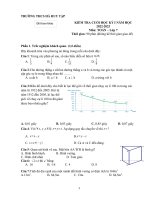 Đề kiểm tra toán 7 cuối học kì 1 năm học 2022 2023 đề số (36)