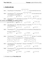 Dạng 1  xác định vecto chỉ phương của đường thẳng