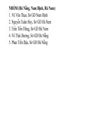 Nhóm 5 ma trận bản đặc tả giữa hki lớp 12 hà nội