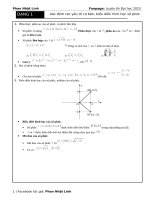 Dạng 1  cơ bản về số phức