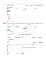 Chương 2   hàm số mũ    hàm số logarit   mức độ 4