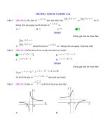 Chương 1 hàm số tách đề 4 5 6
