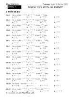 Dạng 7  số phức trong đề thi của bgd đt