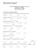 Ôn tập toán lớp 8 5