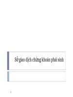 Slide đào tạo giao dịch chứng khoán phái sinh