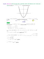 Chương 2   hàm số bậc nhất và bậc hai   mức độ 4