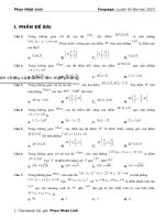 Dạng 11  hình chiếu của điểm lên mặt phẳng