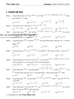 Dạng 1  điểm và vecto trong hệ trục tọa độ