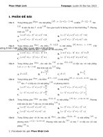 Dạng 7  viết phương trình mặt cầu liên quan đến mặt phẳng