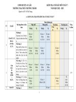 Ma trận đề kiểm tra toán 7 cuối học kì 1 word