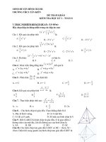 Thcs tân kiên đề tham khảo kt hk1 khối 8