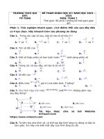 Đề ktck1   toán 7   thcs qui đức