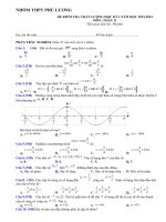 Toán  11 ck1 đề vt sua
