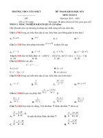 K8  đề tham khảo   kt hk 1 ( 23 24)