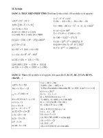 Đề tự luận cuối kỳ 1 toán 6