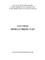 Giáo trình sinh lý động vật