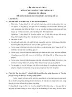 Bộ câu hỏi ôn tập môn Tư duy pháp lý