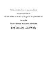 Bản vẽ thiết kế kỹ thuật cổng làng văn hóa