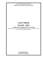 Giáo trình Nguội  Hàn (Nghề Công nghệ kỹ thuật cơ khí)