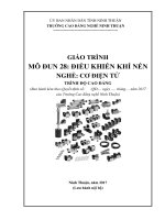 Giáo trình Điều khiển khí nén (Nghề Cơ điện tử  Trình độ Cao đẳng)