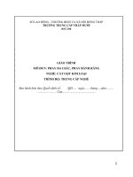 Giáo trình phay đa giác, phay bánh răng (nghề cắt gọt kim loại   trình độ trung cấp)