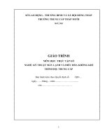 Giáo trình thực tập gò (nghề kỹ thuật máy lạnh và điều hòa không khí   trình độ trung cấp)