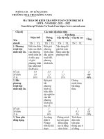 Đề 55, mt, đa, tl 100  ĐỂ TOÁN LỚP 8