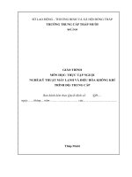 Giáo trình thực tập nguội (nghề kỹ thuật máy lạnh và điều hòa không khí   trình độ trung cấp)