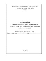 Giáo trình ứng dụng autocad vẽ kỹ thuật (nghề kỹ thuật máy lạnh và điều hòa không khí   trình độ trung cấp)