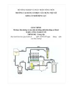 Giáo trình bảo dưỡng và sửa chữa hệ thống nhiên liệu động cơ diesel (nghề công nghệ ô tô   trình độ trung cấp)