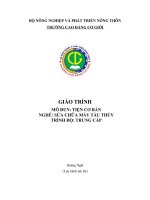 Giáo trình tiện cơ bản (nghề sửa chữa máy tàu thuỷ   trung cấp)