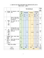 Ôn tập toán lớp 6  đề 45, mt, tn 3 7