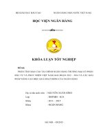 Phân tích báo cáo tài chính ngân hàng thương mại cổ phần đầu tư và phát triển việt nam giai đoạn 2012   2014 và các giải pháp nâng cao hiệu quả hoạt động của ngân hàng,