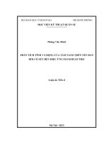 Phân tích tĩnh và động của tấm nano trên nền đàn hồi có xét đến hiệu ứng flexoelectric