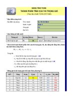 File excel tính toán tải trọng nhà cao tầng, tính gió nứt cầu thang bể nước mái, móng cọc cột lệch tâm độ võng sàn