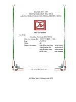 (Tiểu luận) đồ án nhóm  đề tài tìm hiểu về kỹ thuật dos ddos