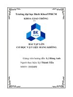 Báo cáo  Cơ học vật liệu hàng không  Phương pháp chế tạo composite